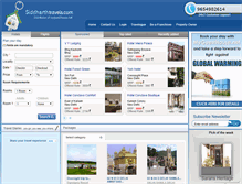 Tablet Screenshot of budgethotels.siddharthtravels.com